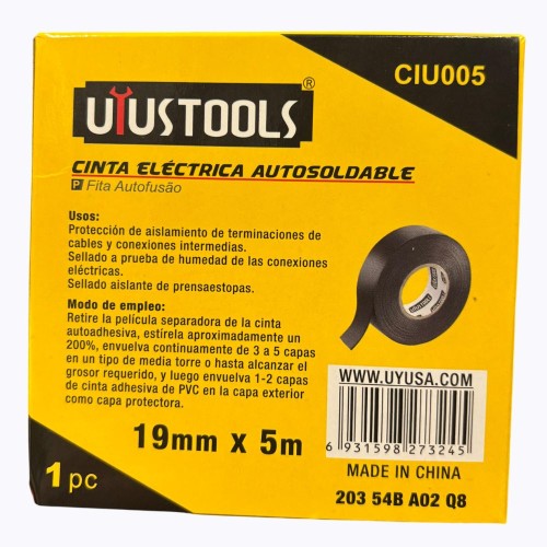 CINTA AUTOSOLDABLE AUTOVULCANIZANTE 5MT UYUSTOOLS FERREJIDO