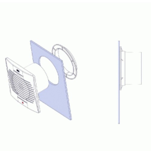 EXTRACTOR DE AIRE PARA BAÑO 100MM MUTLUSAN