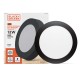 PLAFON LED NEGRO 12W 6500K REDONDO 16CMX3CM BLACK & DECKER