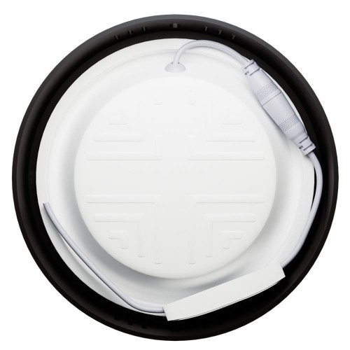 PLAFON LED NEGRO 12W 6500K REDONDO 16CMX3CM BLACK & DECKER