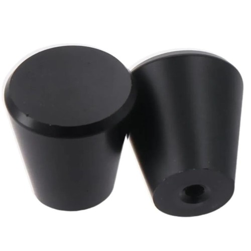 Tirador Conico Metalico Negro Tipo Cono 25mm