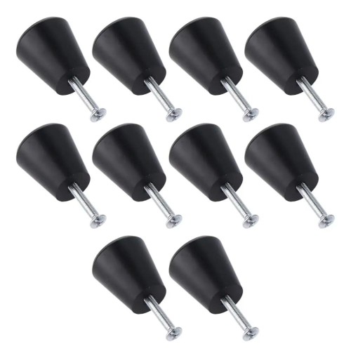 Tirador Conico Metalico Negro Tipo Cono 25mm
