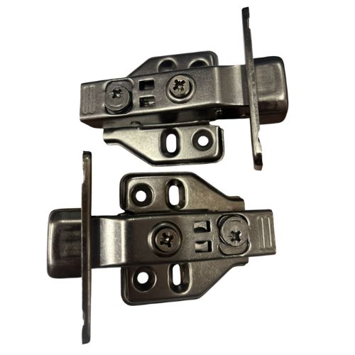 BISAGRA AUTORRETEN CON PISTON NEGRA 35MM RECTA PAR