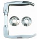 PESTILLO ALUMINIO CROMO ECONOMICO 8X8X100MM