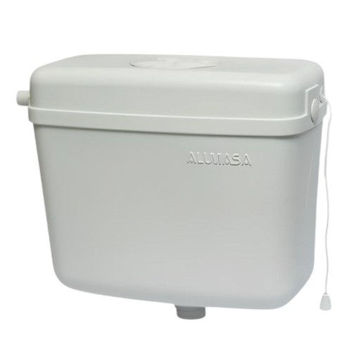 CISTERNA EXTERIOR PLASTICA ECONOMICA BLANCA DE 9L ALUMASA
