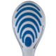 TELEFONO DUCHA 1,5MTS COMPLETA OVAL CON RAYAS AZULES