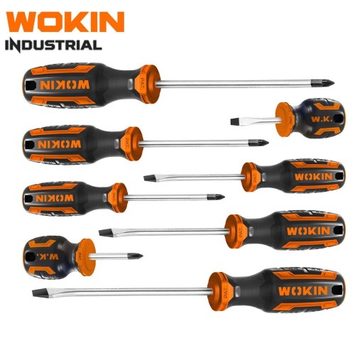 JUEGO DESTORNILLADORES INDUSTRIAL 8PZS WOKIN