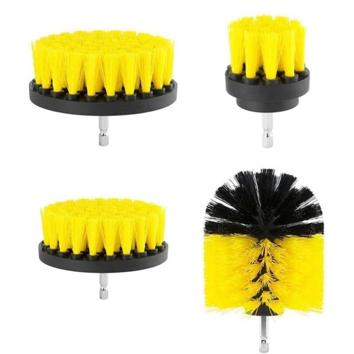 ACCESORIOS CEPILLOS LAVADO P/ TALADRO X 4 PIEZAS FERREJIDO