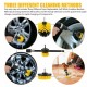 ACCESORIOS CEPILLOS LAVADO P/ TALADRO X 4 PIEZAS FERREJIDO