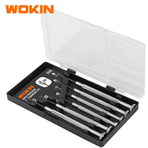 JUEGO DESTORNILLADORES PRECISION 6PZS WOKIN
