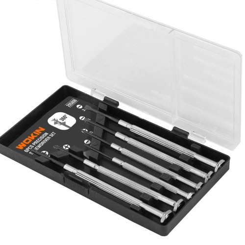 JUEGO DESTORNILLADORES PRECISION 6PZS WOKIN