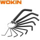JUEGO 10 LLAVES ALLEN HEXAGONALES WOKIN