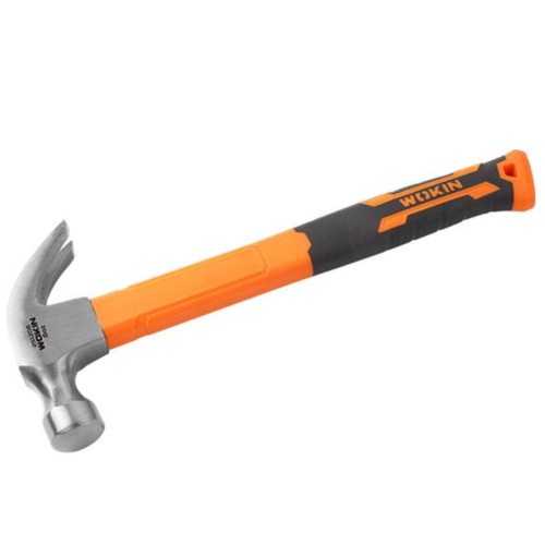 MARTILLO DE UÑA FIBRA 16OZ 29MM 450G  WOKIN