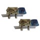 CERROJO GEMELO P/PORTON  AL604-2  4K  DOBLE