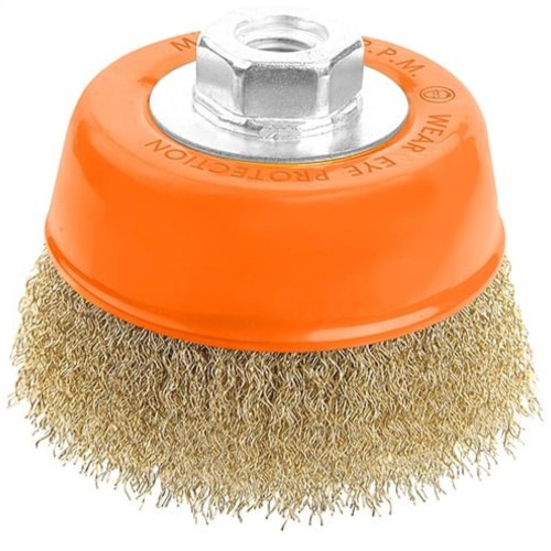 CEPILLO COPA CON TUERCA P/ AMOLADORA 3 BRONCE WOKIN