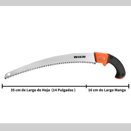 SERRUCHO PARA PODAR JARDIN WOKIN CON ESTUCHE 330MM