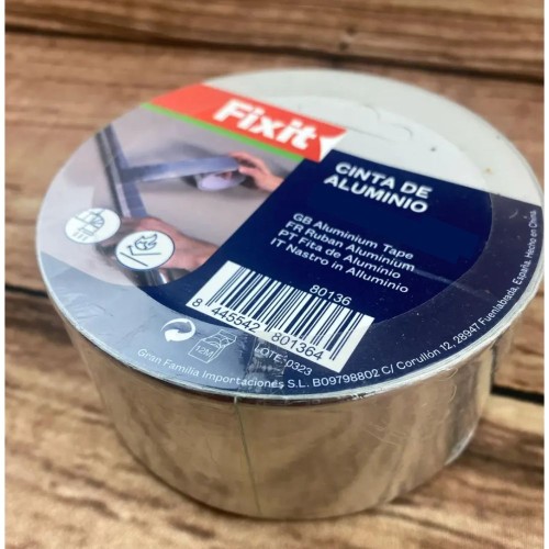 CINTA ADHESIVA ALUMINIO 48MM X 10MTS 