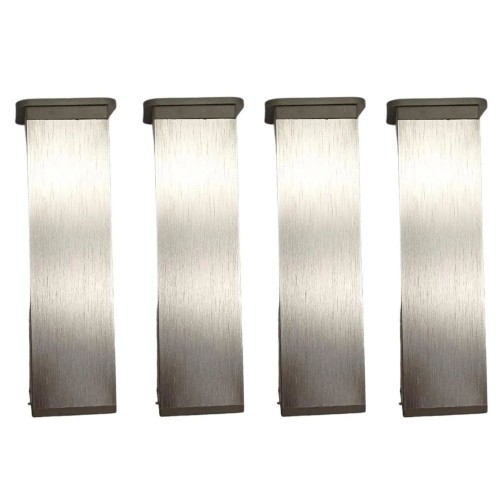 PATA ALUMINIO MUEBLE CUADRADA REGULABLE 15-17CM X4 FERREJIDO