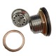 VALVULA DESAGUE COCINA C/ CANASTA CHICA 2.1/2 - ACERO INOX RIMONTTI