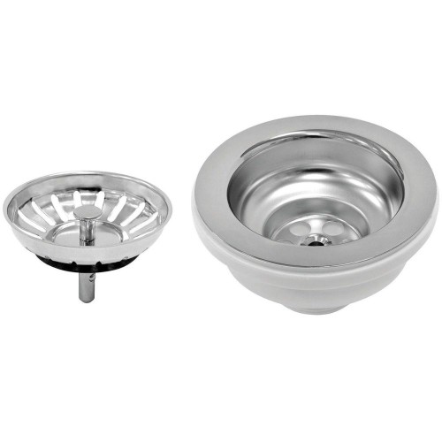 VALVULA DESAGUE COCINA C/ CANASTA GRANDE 3 1/2 TRAMONTINA