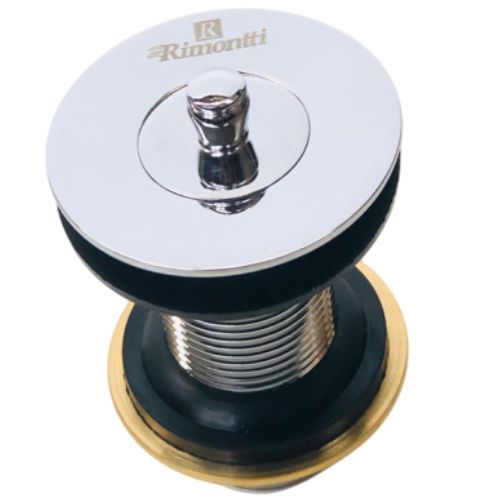 VALVULA LAVATORIO 7/8 TAPON CROMADO BCE RIMONTTI