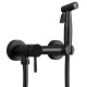 DUCHA HIGIENICA 15CM NEGRO MATE GATILLO PALITO WICO