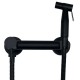 DUCHA HIGIENICA 15CM NEGRO MATE GATILLO PALITO WICO
