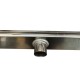 REJILLA PISO DUCHA LINEAL 60X10CM CROMADA AC. INOX RIMONTTI