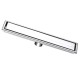 REJILLA PISO DUCHA LINEAL 60X10CM CROMADA AC. INOX RIMONTTI