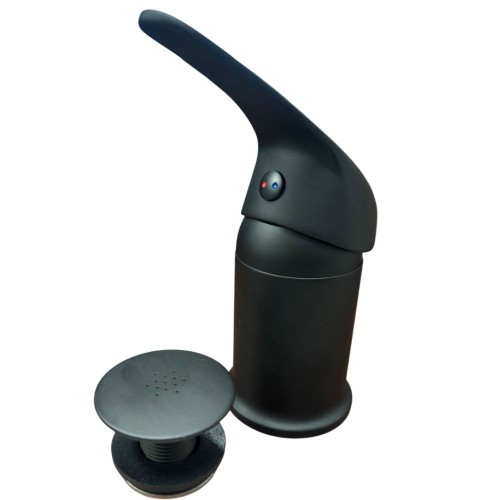 MONOCOMANDO BIDET SIN TRANSFERENCIA NEGRO 35MM RIMONTI