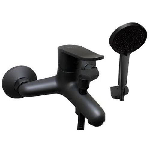 MONOCOMANDO BAÑERA WICO NEGRO 35MM GRIFERIA NEGRO MATE