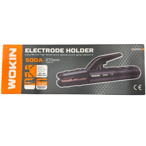 PORTA ELECTRODO 500A WOKIN DISEÑO ERGONOMICO