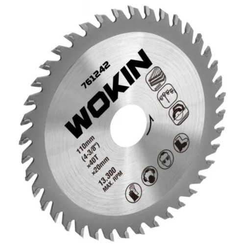 DISCO PARA MADERA 4 1/2 40D WOKIN