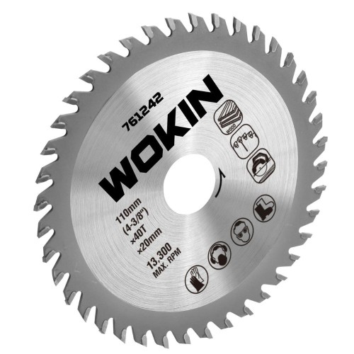 DISCO P/ MADERA SIERRA CIRCULAR WOKIN 7 1/4  24D 180MM