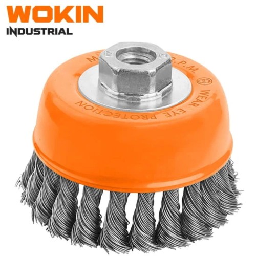 CEPILLO COPA PARA AMOLADORA 3 PULGADAS WOKIN