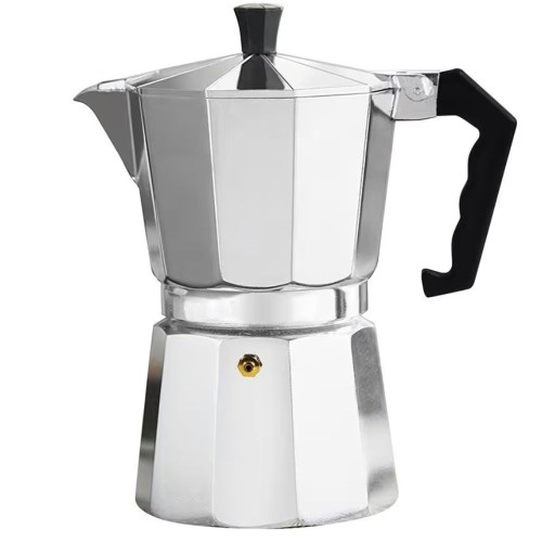 CAFETERA ITALIANA EXPRESSO 3 TAZAS CAFE TIPO MOKA FERREJIDO