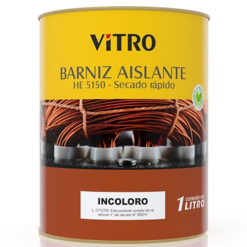 BARNIZ AISLANTE VITRO P/ MOTORES TRANSFORMADORES 1L