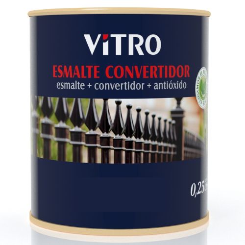 PINTURA ESMALTE CONVERTIDOR VITRO BR COLOR PLATINO 025L