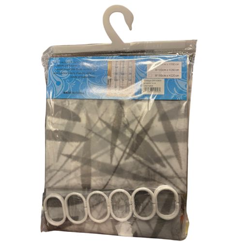 CORTINA NYLON PARA BAÑO 180x180CM