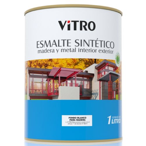 FONDO BLANCO VITRO PARA MADERA 1L
