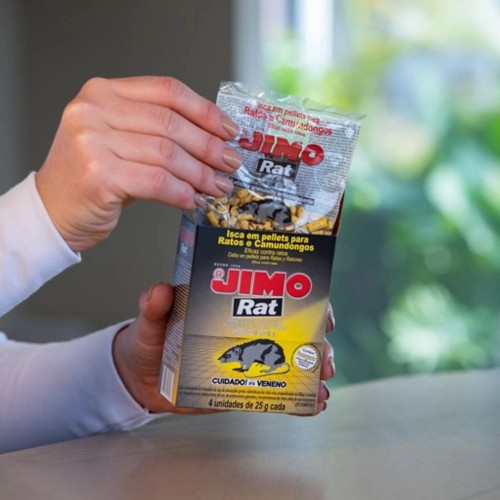 RATICIDA JIMO RAT TUBO SACHETS 40 UNIDADES 25GR