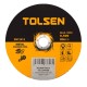 DISCO ACERO INOX 115MM 1.0mm C/ METAL TOLSEN