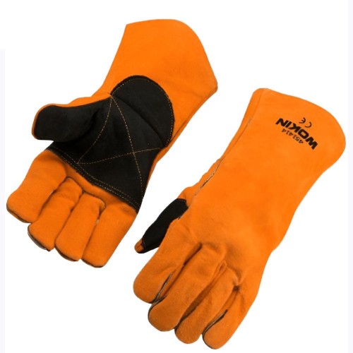 GUANTE SOLDAR 14 PULGADA ANARANJADO WOKIN INDUSTRIAL FERREJIDO