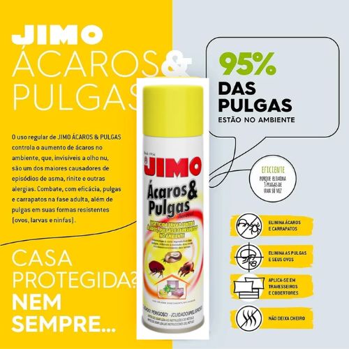 INSECTICIDA JIMO ACAROS Y PULGAS AEROSOL 300ML