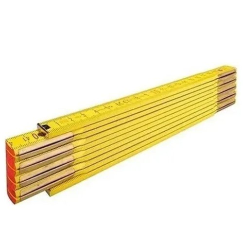 Metro Carpintero Plegable Madera Stabila 2 Metros Ferrejido