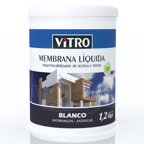MEMBRANA LIQUIDA IMPERMEABILIZANTE VITRO BLANCA 1.2KG