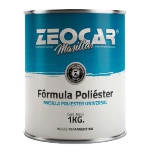 MASILLA PLASTICA POLIESTER ZEOCAR 1KG
