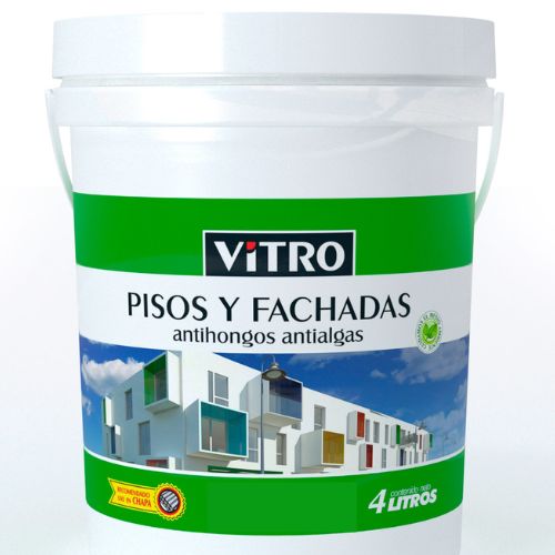 PINTURA PISOS Y FACHADAS VITRO COLOR VIOLETA 4L