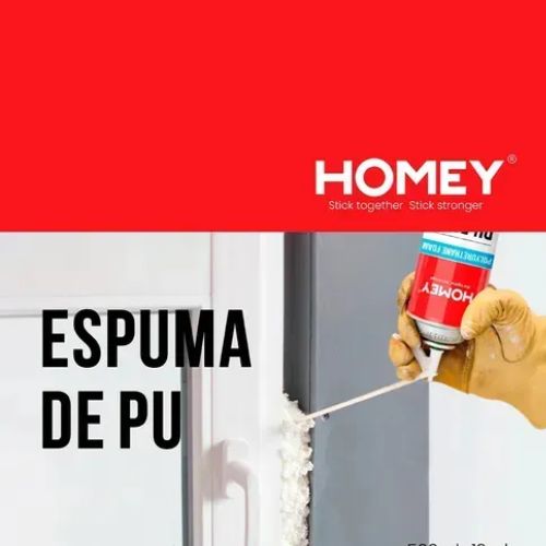 ESPUMA POLIURETANO EXPANSIBLE 750ML HOMEY