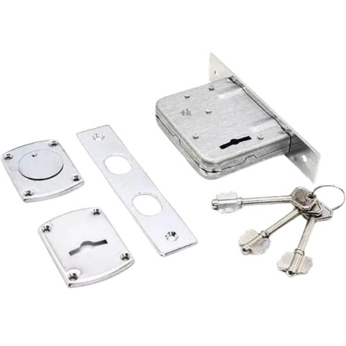 CERROJO PERNO GIRATORIO ACERO 4K AL520 PARA PORTON
